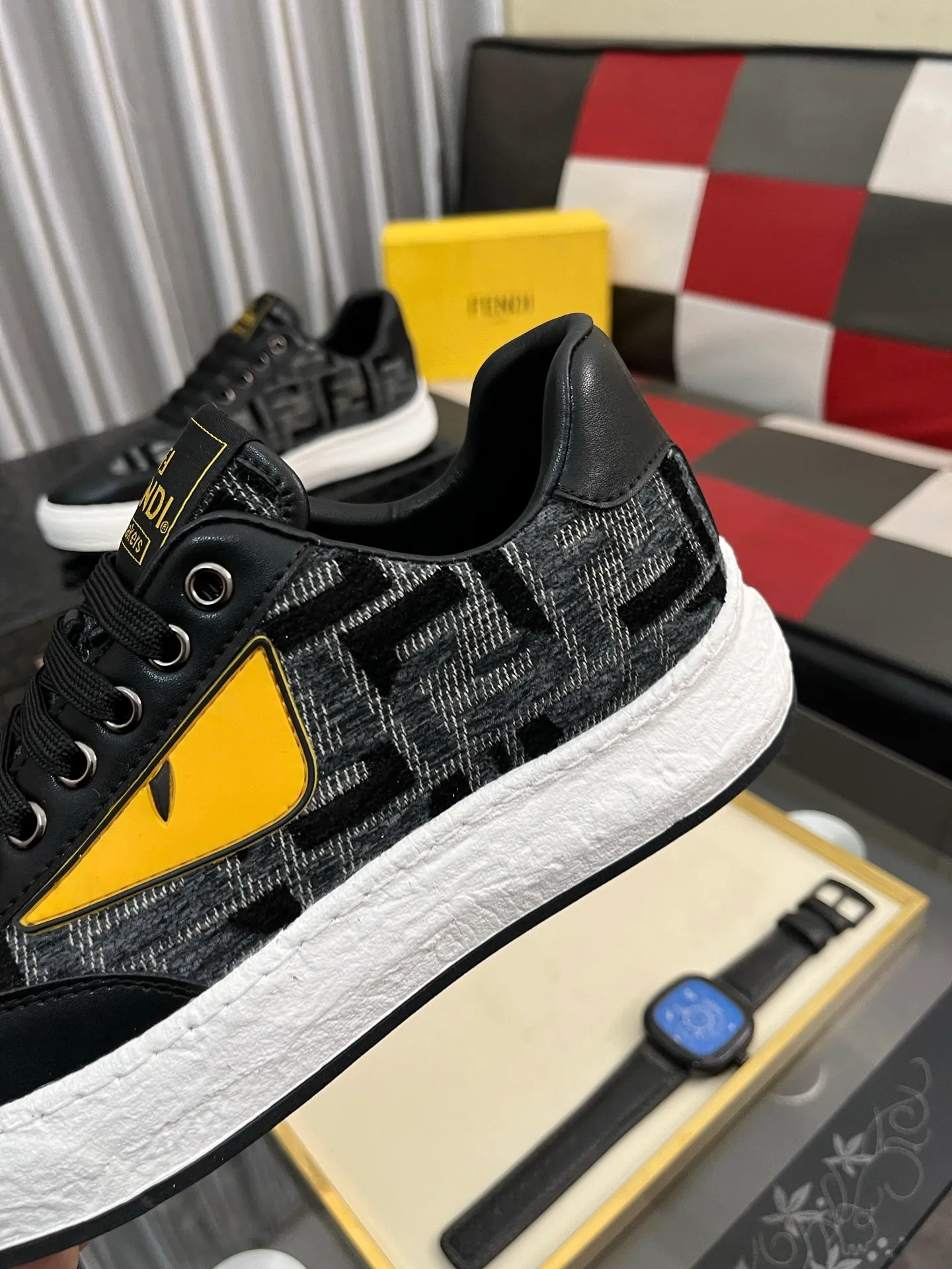 Men's shoes 💰420⌚️⌚️FENDI "Fendi" P480 Regular size: 38-44 (casual shoes) Product materials: Selected cowhide upper, soft sheepskin lining; original outsole. 4️⃣colors available